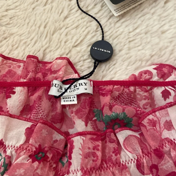 NWT Burberry Pink Floral Underwear - Picture 3 of 5